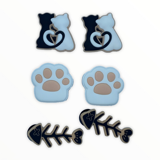 JENDORE CATS PETS SHOE CHARMS FOR CLOGS OR BRACELET