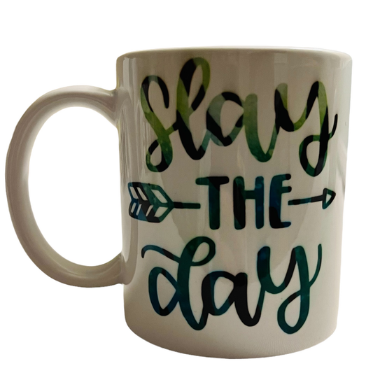 JenDore " Slay the Day / Parfaitement imparfait " Tasse à café et à thé