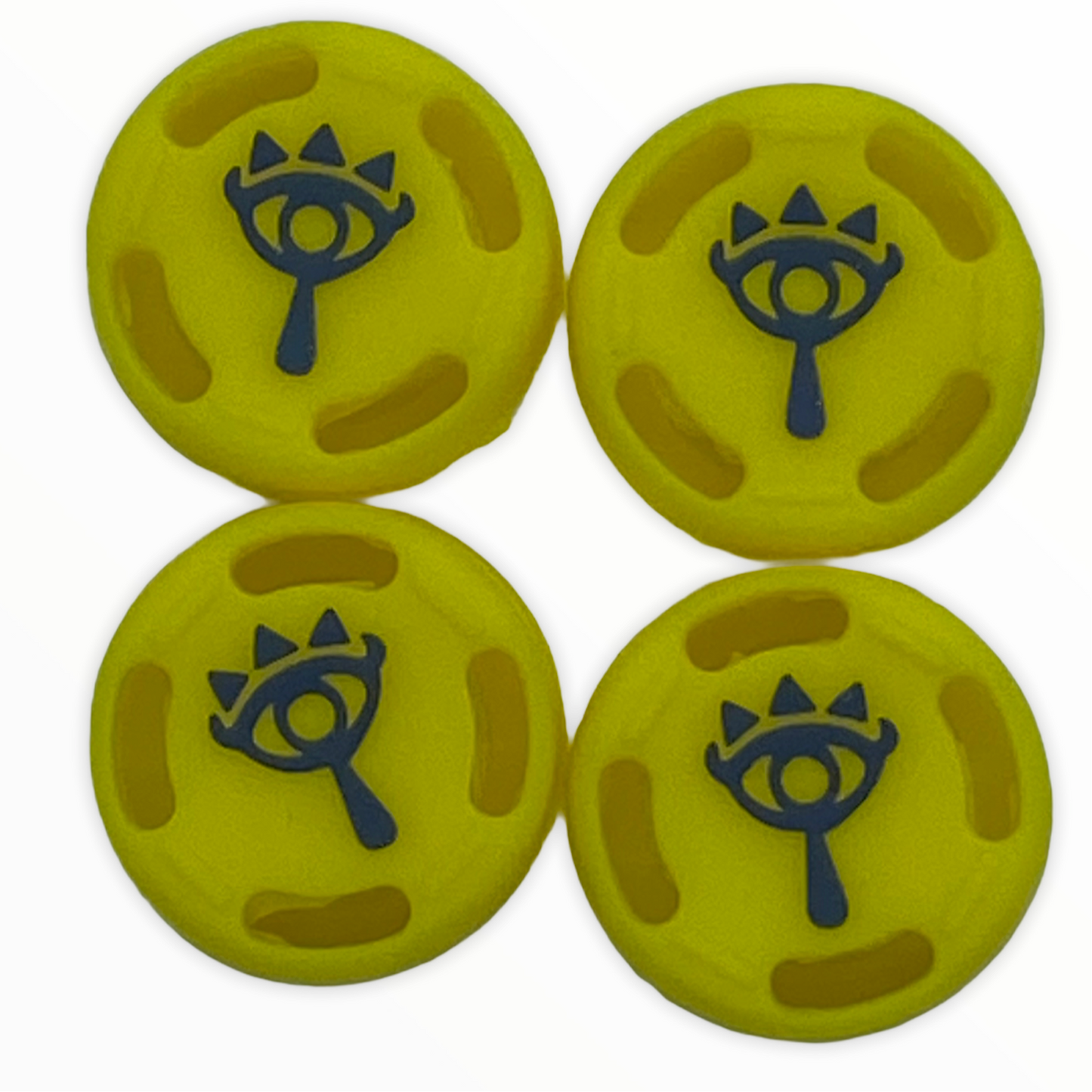JenDore Yellow Eyes 4Pcs Silicone Thumb Grip Caps for Nintendo Switch