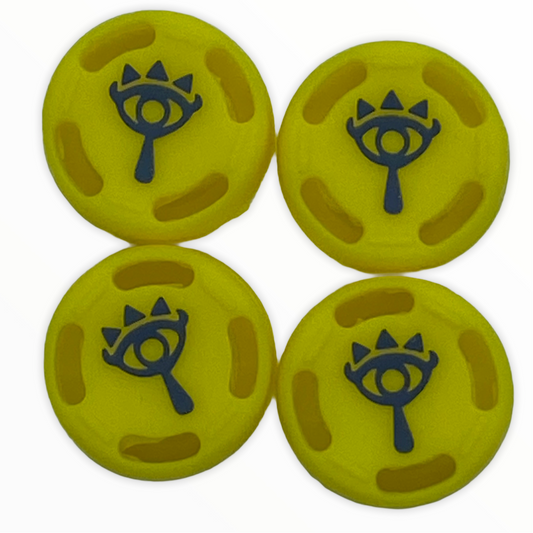 Jendore Yellow Eyes 4Pcs Capuchons de poignée en silicone pour Nintendo Switch