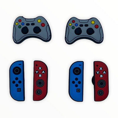 JENDORE CONTROLLERS AND JOY-CONS GAMING VIDEO GAMES SHOE CHARMS