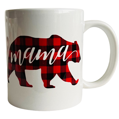 JenDore " Don't Test Mama Bear " 12 oz. Coffee Tea Mug