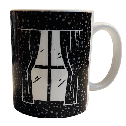 JenDore "Afuera hay demasiada gente" 12 oz. Taza de té y café