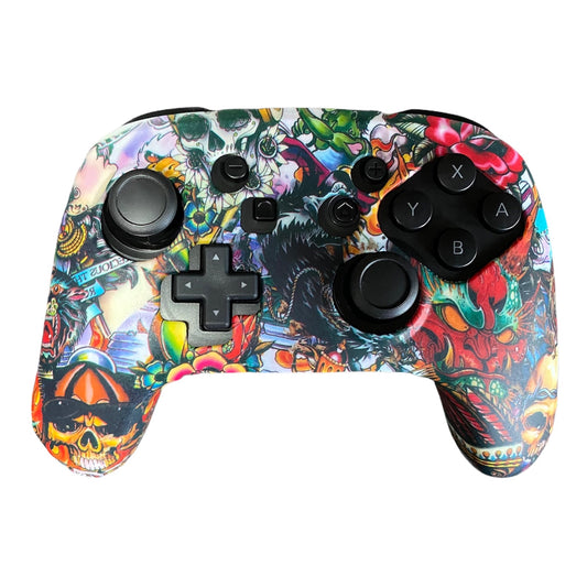 JenDore Nintendo Switch Pro Controller Skulls Silicone Cover Shell