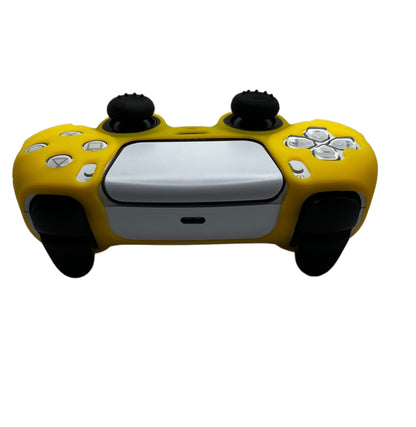 JenDore PS5 Controller Yellow Anti-slip Silicone Protective Skin Cover Shell