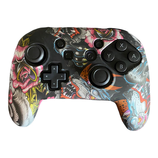 JenDore Nintendo Switch Pro Controller Dragon Funda de silicona 
