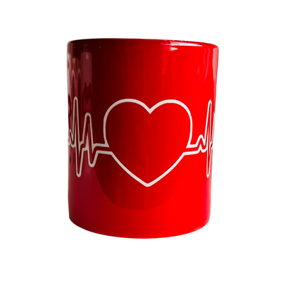 JenDore " My Blood Type is Coffee " 12 oz. Coffee Tea Mug