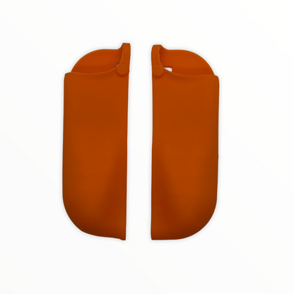 JenDore Fundas protectoras Joy-con de silicona naranja para Nintendo Switch