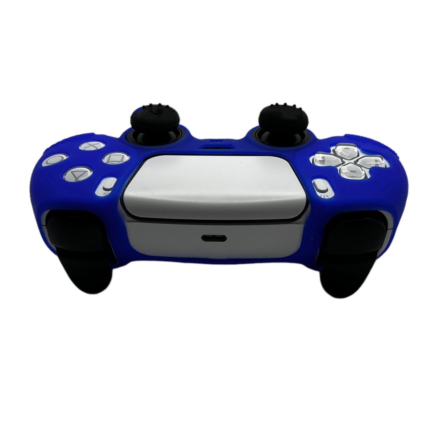 JenDore PS5 Controller Blue Anti-slip Silicone Protective Skin Cover Shell