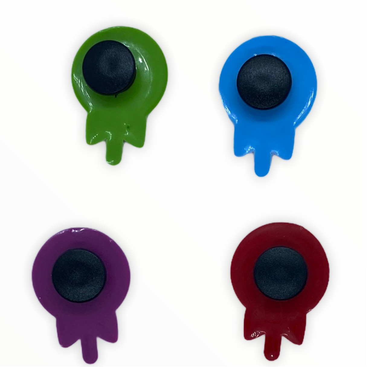 JENDORE 4 pcs Lot Candy Lollipops Sweets Shoe Charms for Bracelets or Clogs