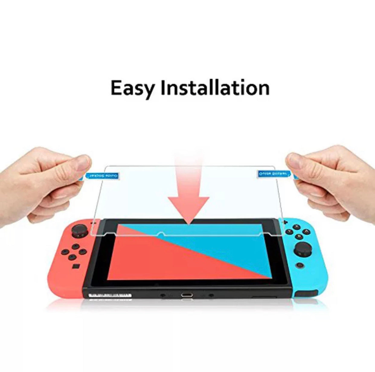 JenDore Ultra-Clear 9H 2.5D 0.26MM Tempered Glass Screen Protector for Nintendo Switch