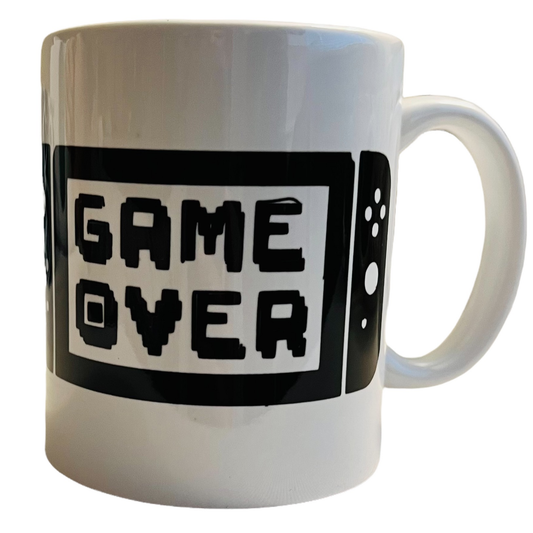 JenDore "Je ne peux pas désolé, j'ai des projets de fin de jeu" Switch pour casque de jeu 12 oz. Tasse d'équipe de café