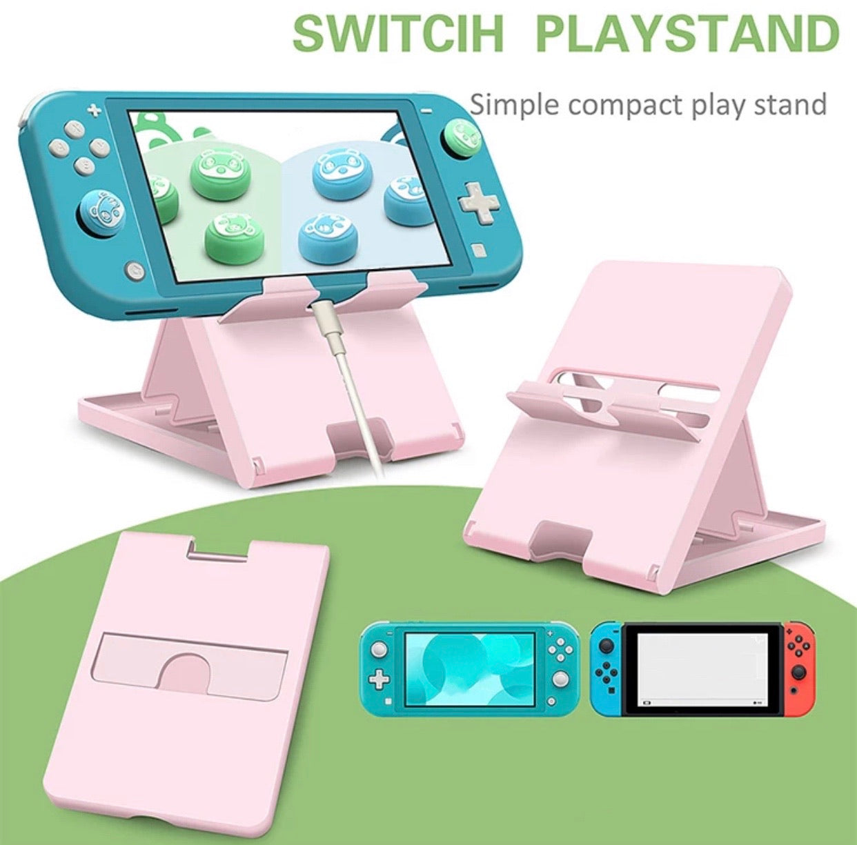 Base de support de jeu JenDore violette pour Nintendo Switch