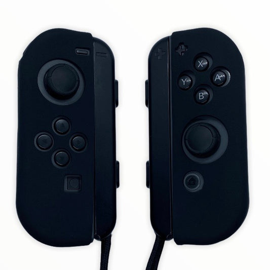Jendore Coque de protection en silicone noir pour Nintendo Switch Joy-con