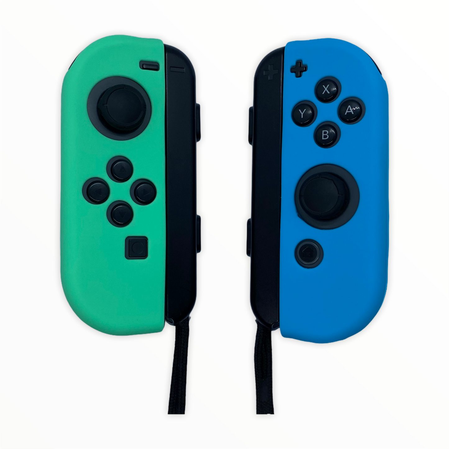 Jendore Coque de protection en silicone bleu et vert pour Nintendo Switch Joy-con