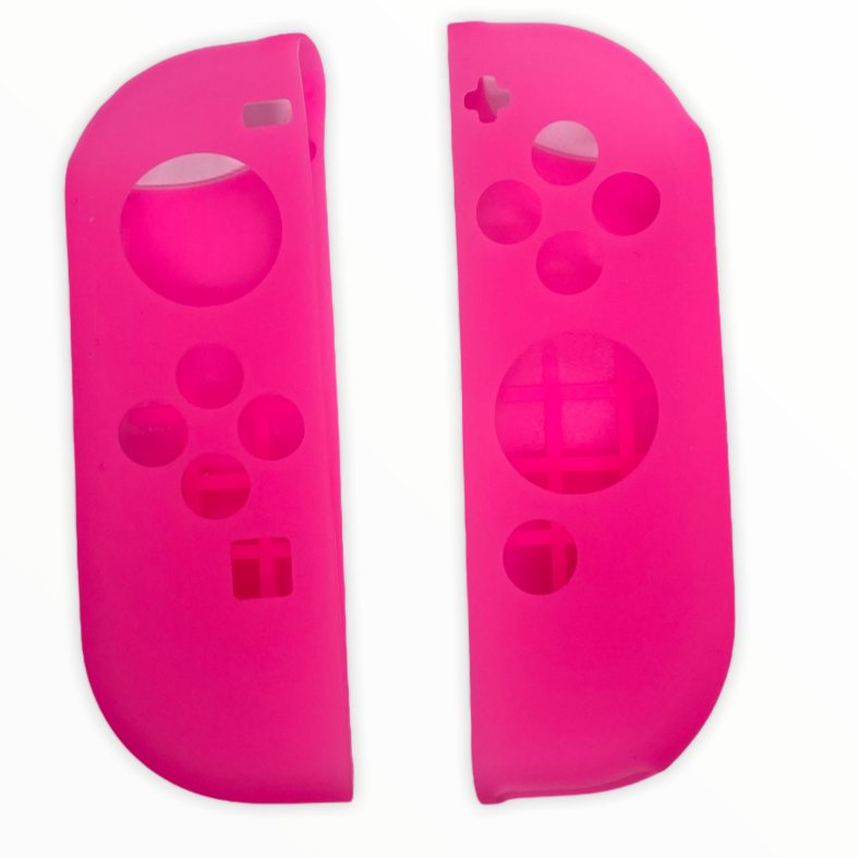 JenDore Pink Silicone Nintendo Switch Joy-con Protective Shell Covers