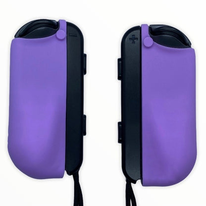 JenDore Lilac Purple Silicone Nintendo Switch Joy-con Protective Shell Covers & Thumb Grips Set