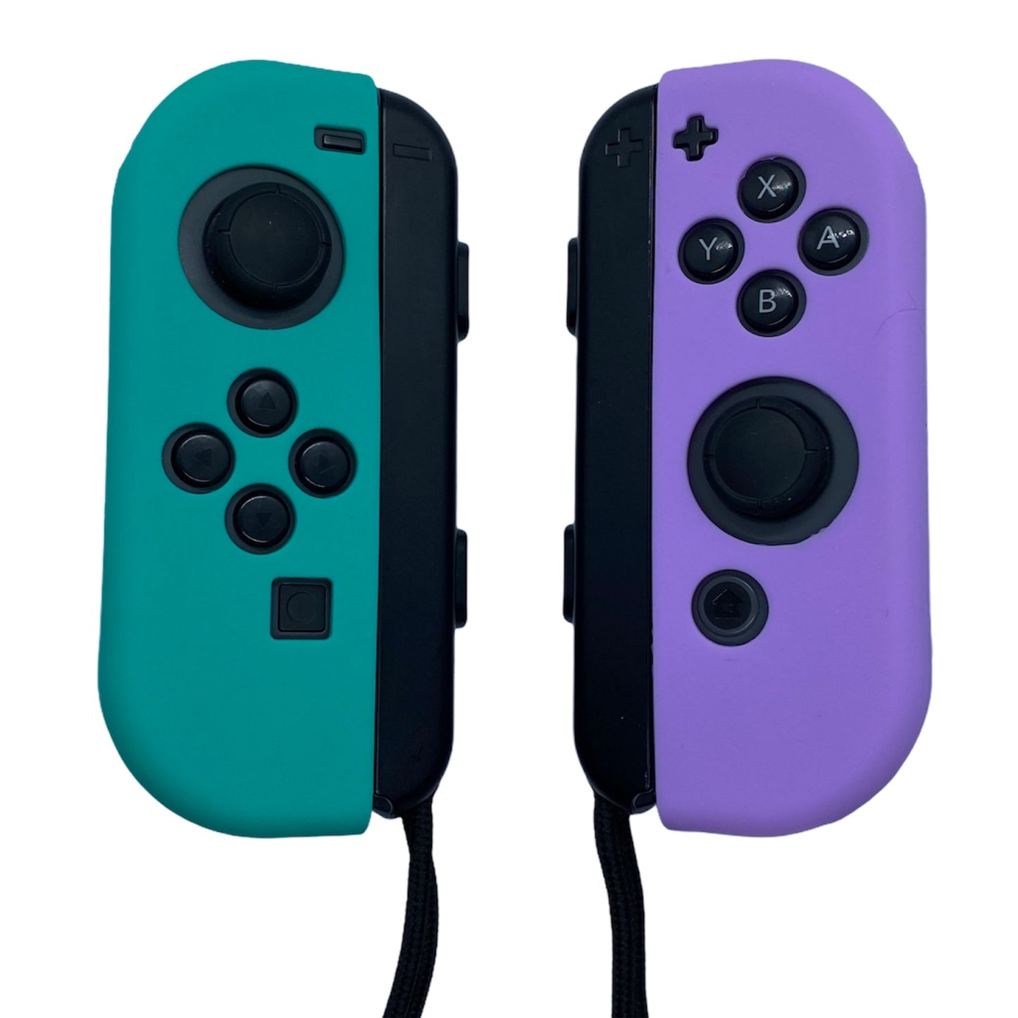 JenDore Teal & Lavender Purple Silicone Nintendo Switch Joy-con Protective Shell Covers