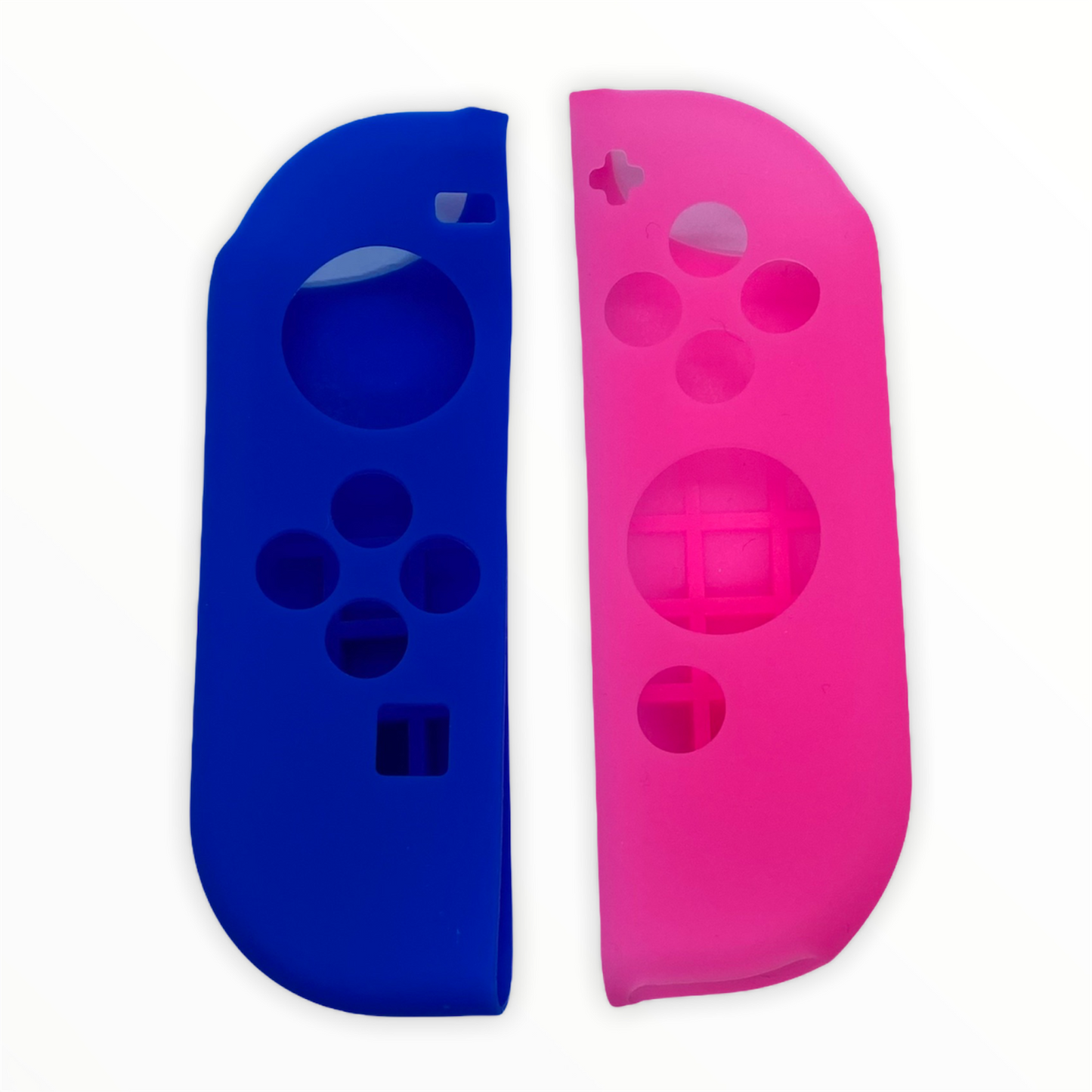 JenDore Blue & Pink Silicone Nintendo Switch Joy-con Protective Shell Covers