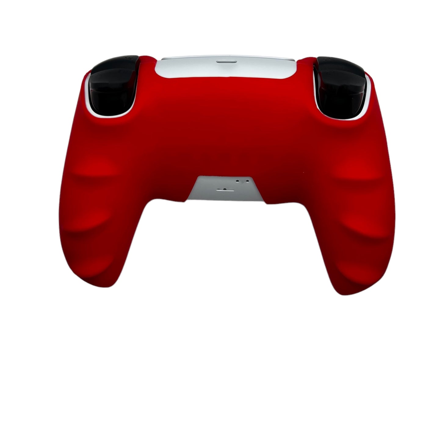 JenDore PS5 Controller Red Anti-slip Silicone Protective Skin Cover Shell