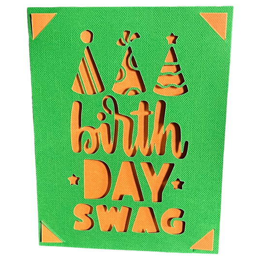 Birthday Swag Greeting Card