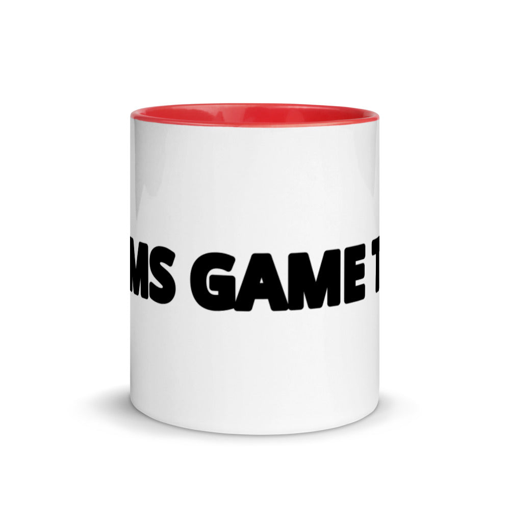 Tasse à café Moms Game Too avec couleur à l'intérieur